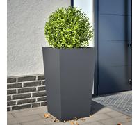 vidaXL Jardinera hexagonal acero antracita 45x45x75 cm