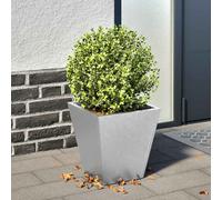 vidaXL Jardinera hexagonal de acero galvanizado 30x30x30 cm