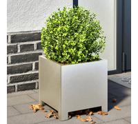 vidaXL Jardinera hexagonal de acero inoxidable 30x30x30 cm