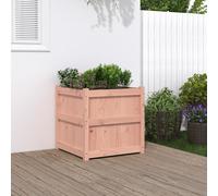 vidaXL Jardinera madera maciza de abeto Douglas 60x60x60 cm