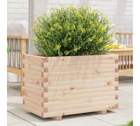 vidaXL Jardinera madera maciza de pino 70x40x49,5 cm