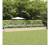 vidaXL Jardinera Marfil 770 x 50 x 45 cm Acero Galvanizado