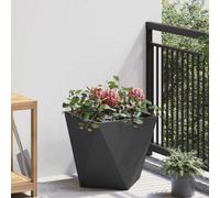 vidaXL Jardinera Negro 40 x 40 x 40 cm Acero
