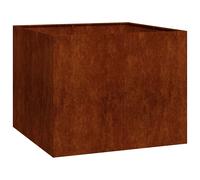 vidaXL Jardinera oxidada 100x100x80 cm Acero corten