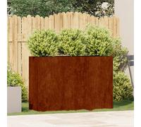 vidaXL Jardinera oxidada 120x40x80 cm acero corten