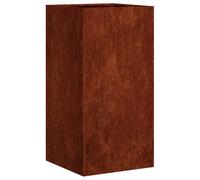 vidaXL Jardinera oxidada 40x40x80 cm Acero corten