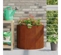 vidaXL Jardinera Oxidado 60 x 30 x 50 cm Acero autopatinable