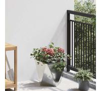 vidaXL Jardinera Plateado 30 x 30 x 30 cm Acero Galvanizado