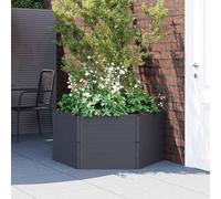 vidaXL Jardinera PP gris antracita