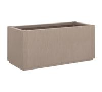 vidaXL Jardinera, Maceta para Verduras Flores Plantas Trepadoras, Macetero de Hierbas, Arriate para Jardín Patio Balcón Terraza, PP Marrón Claro