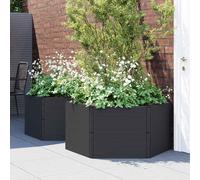vidaXL Jardinera PP gris antracita Cantidad en el paquete/envio 1, 2, y mas 2