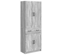 vidaXL, juego de 2 armarios, color gris Sonoma, fabricados en material de madera