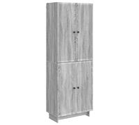vidaXL, juego de 2 armarios, color gris Sonoma, fabricados en material de madera