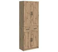 vidaXL, juego de 2 armarios, estilo artesanal, chapa de roble