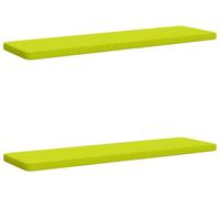 vidaXL Juego de 2 cojines para sofá VUGHT, 2 unidades, 100% poliéster, color verde claro