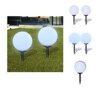 vidaXL Juego de 2 faroles LED de 30 cm con estaca para jardín - Iluminación exterior