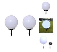 vidaXL Juego de 2 faroles LED de 40 cm con estaca para clavarse en el suelo - Iluminación exterior