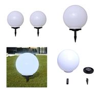 vidaXL Juego de 2 faroles LED de 40 cm con estaca para jardín - Lámpara de jardín - Lámparas de jardín - Iluminación para jardín