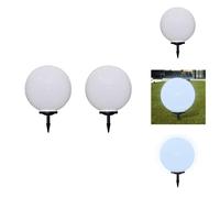 vidaXL Juego de 2 faroles LED de 50 cm con estaca para clavarse en el suelo - Iluminación exterior