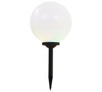 vidaXL: Juego de 2 faroles solares para exteriores, forma esférica, LED, 30 cm, RGB