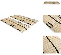 vidaXL Juego de 2 somieres de láminas con 28 láminas, 7 zonas, 90 x 200 cm - Camas y estructuras de cama