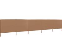 vidaXL, juego de 5 paneles de tela para cortavientos, 600 x 160 cm, color beige