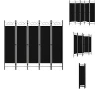 vidaXL, juego de 5 paneles divisor de ambientes, color , 200 x 180 cm - Divisores de ambientes