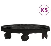 vidaXL: Juego de 5 rodillos para plantas, diámetro de 30 cm, color , capacidad de 170 kg