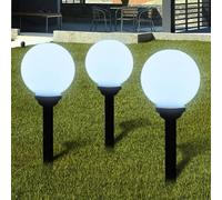 vidaXL Juego de 6 luces LED de 20 cm con estaca para jardín