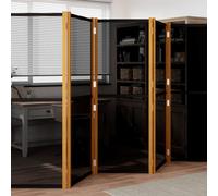 vidaXL, juego de 6 paneles divisor de ambientes, color , 420 x 180 cm - Divisor de ambientes - Biombo - Separador de espacios - Panel divisor