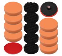 vidaXL Juego de almohadillas de pulido 14 piezas 150 mm