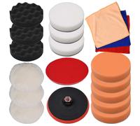 vidaXL Juego de almohadillas de pulido 18 piezas 150 mm