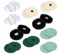 vidaXL Juego de almohadillas para pulidora de suelos 20 uds. Ø 14 cm