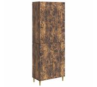 vidaXL Juego de armarios 2 pcs Roble Ahumado Madera de ingeniería