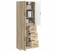 vidaXL Juego de armarios 2 pcs Roble Sonoma Madera de ingeniería, Estructuras cómodas y adaptables, Muebles Modernos, Uso versátil para casa y Exterior