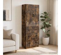 vidaXL Juego de armarios 2 uds. 66 x 34,5 x 87 cm Madera de ingeniería