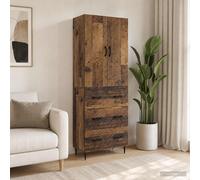 vidaXL Juego de armarios 2 uds. 66 x 34,5 x 90 cm Madera de ingeniería