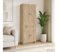 vidaXL, juego de 2 armarios, estilo Sonoma, madera laminada