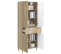 vidaXL Juego de armarios 2 pcs 66 x 34,5 x 90 cm Madera de ingeniería, Conjunto de Muebles Elegante, Multiusos, con arreglo Flexible, decoración Moderna para Sala y área Exterior