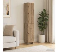 vidaXL Juego de armarios 2 uds. Roble artisan Madera de ingeniería