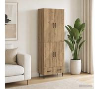 vidaXL Juego de armarios 2 uds. Roble artisan Madera de ingeniería