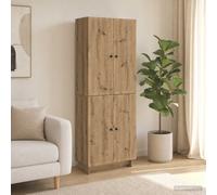 vidaXL Juego de armarios 2 uds. Roble artisan Madera de ingeniería