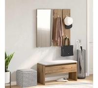 vidaXL Juego de armarios estilo "Artisan" en chapa de madera con aspecto de roble