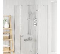 vidaXL Juego de Cabezal de Ducha Cromado 150 cm Acero inoxidable