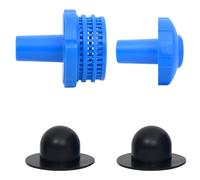 vidaXL Juego de coladores sobre el suelo 30 mm