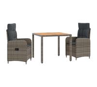 vidaXL Juego de Comedor para Exteriores 3 uds.