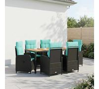 vidaXL Juego de comedor para exteriores 7 uds.