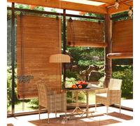 Conjunto de jardín VidaXL 2 sillones+1 mesa tapa vidrio Beige