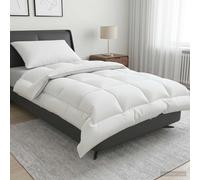 vidaXL Juego de edredón y almohada 2 uds. 150x200 cm 4 estaciones Lana