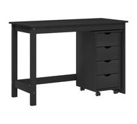 vidaXL Juego de Escritorio y gabinete 2 uds. Gris